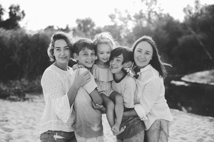 Семейни фотосесии - Сестри с деца 9
