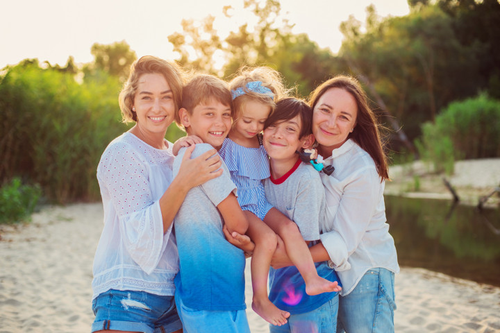 Семейни фотосесии - Сестри с деца 10