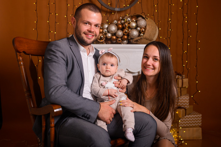 Детски фотосесии - Коледна фотосесия на Гали 1