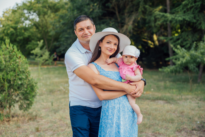 Бебешки фотосесии - Мария, мама и татко 1