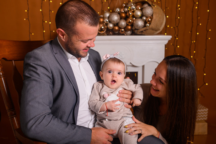 Детски фотосесии - Коледна фотосесия на Гали 2