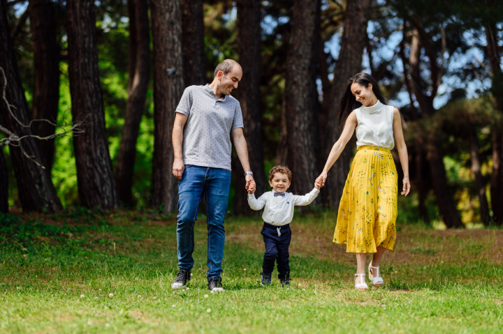 Семейни фотосесии - Дамян, мама и тати 1