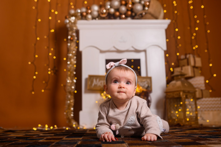 Детски фотосесии - Коледна фотосесия на Гали 4