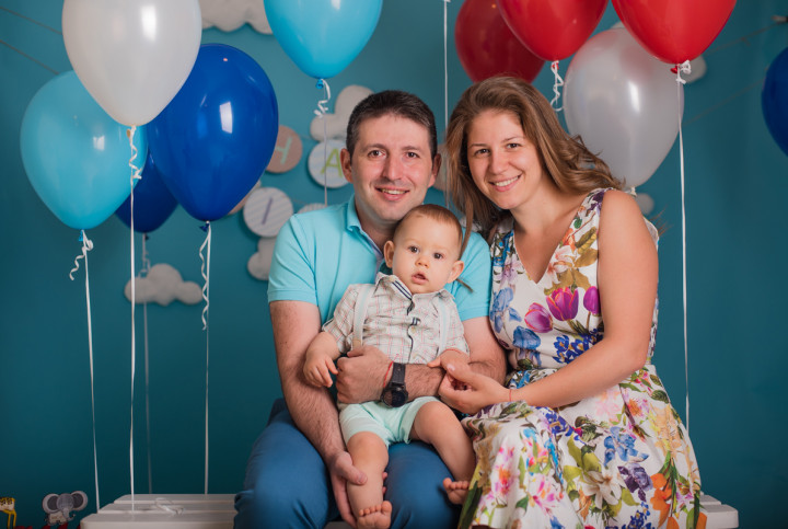 Детски фотосесии - Фотосесия на Христо, мама и татко 2