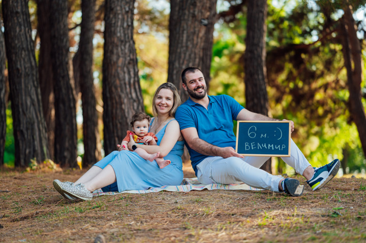 Семейни фотосесии - Велимир на 6м. 2