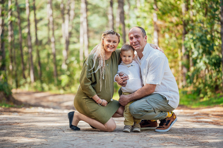 Фотосесия на бременна - Елена, Филип, Сами и Роки 2