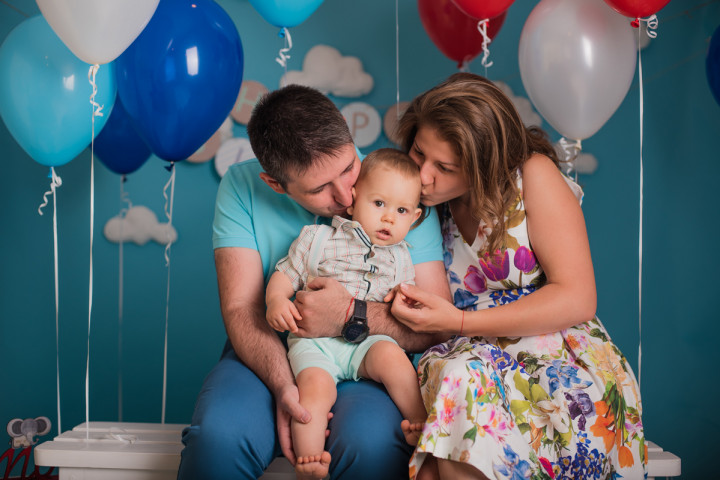 Детски фотосесии - Фотосесия на Христо, мама и татко 3