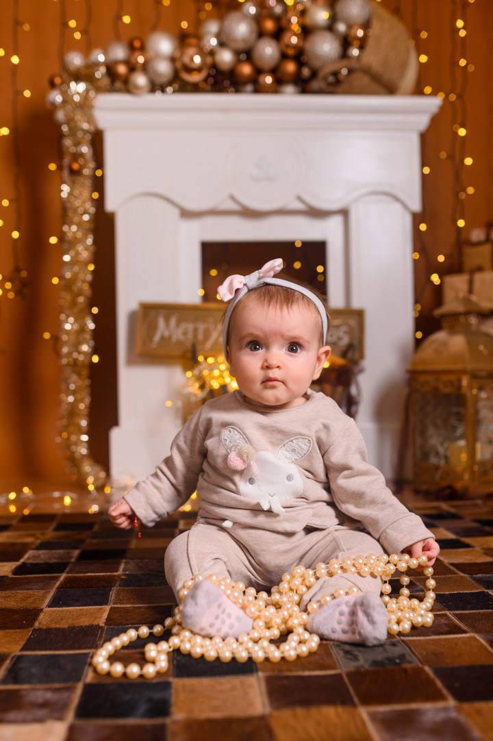 Детски фотосесии - Коледна фотосесия на Гали 5