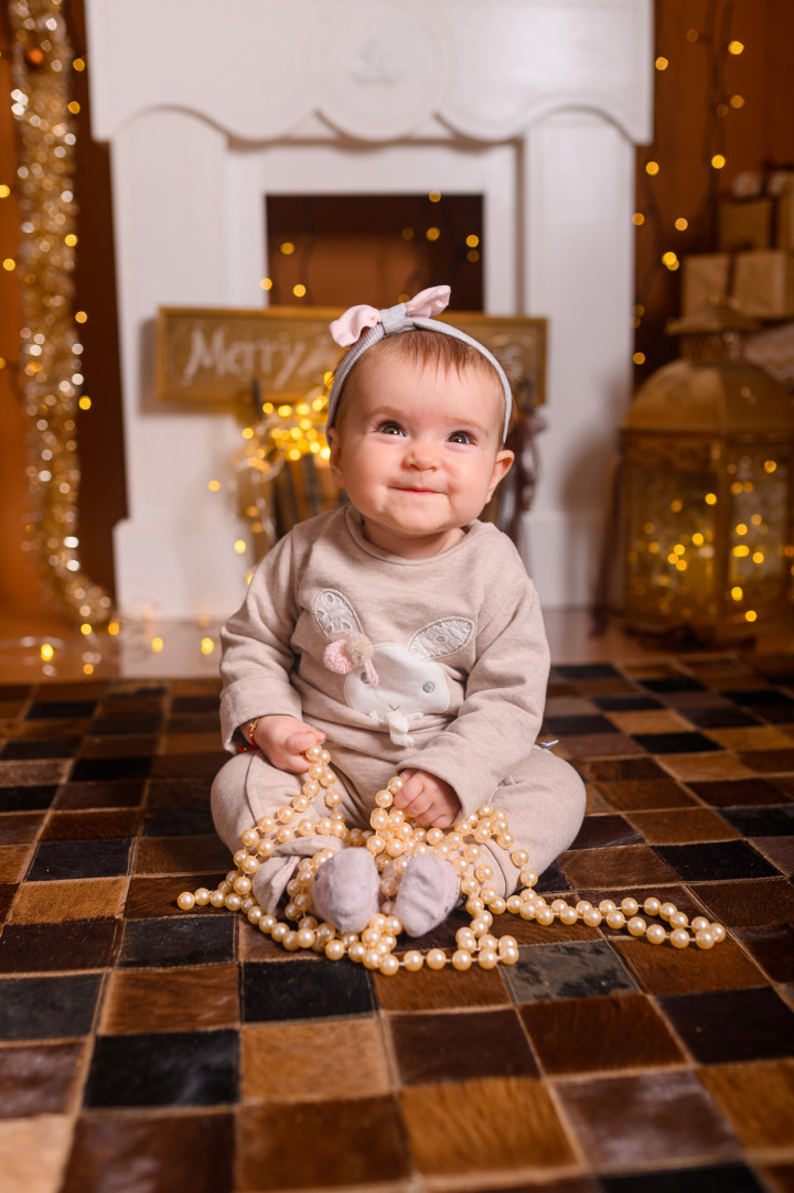 Детски фотосесии - Коледна фотосесия на Гали 6