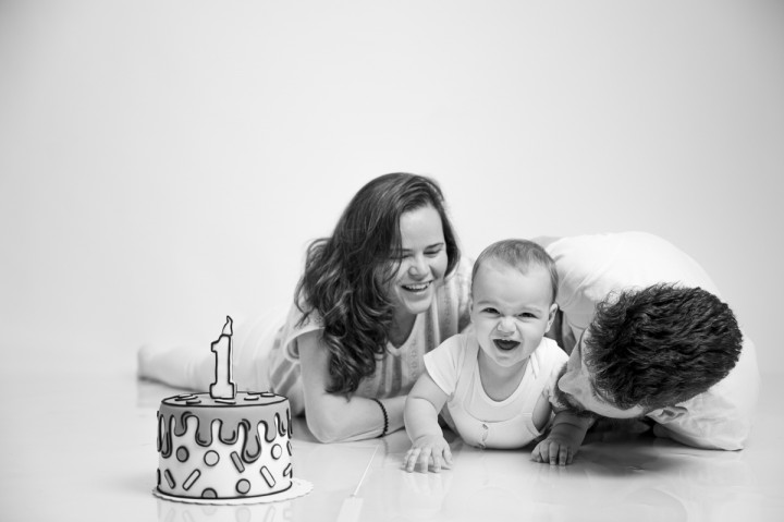 Детски фотосесии - Мика, мама и татко 2