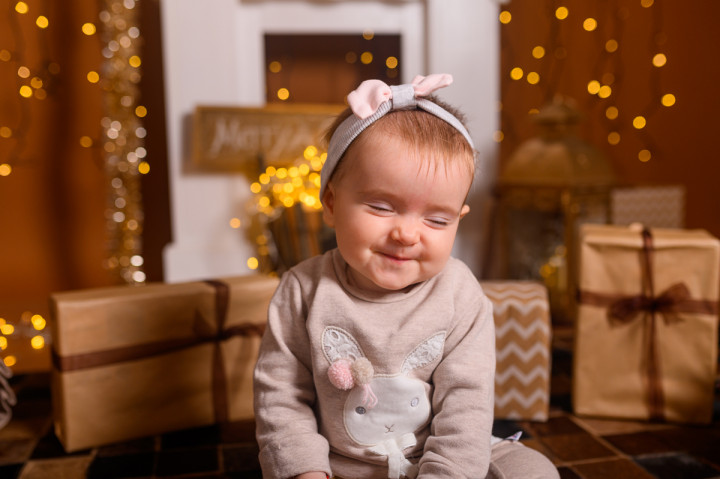 Детски фотосесии - Коледна фотосесия на Гали 9