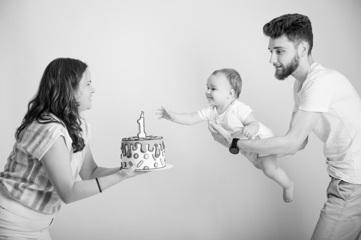 Детски фотосесии - Мика, мама и татко 3