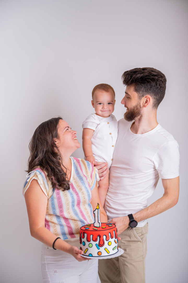 Детски фотосесии - Мика, мама и татко 4