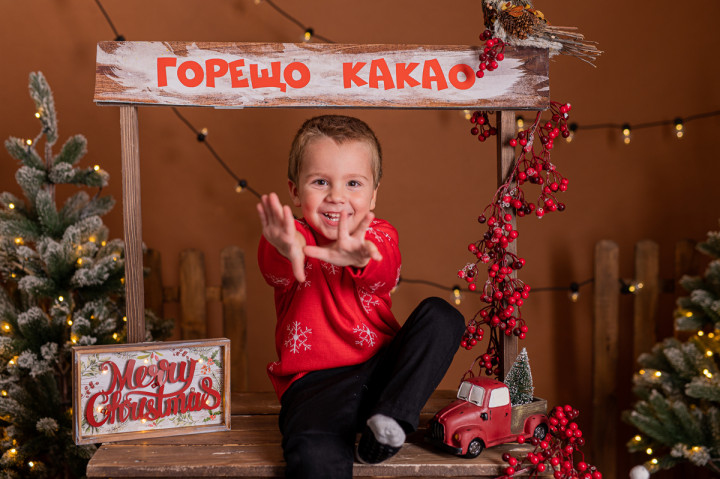 Коледни фотосесии  - Елия и Тошко Коледа 2022 8