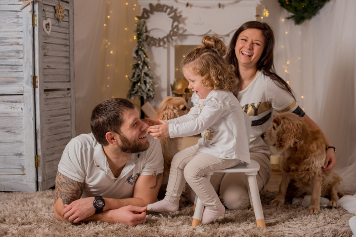 Коледни фотосесии  - Габи, Джеси и Айра 6