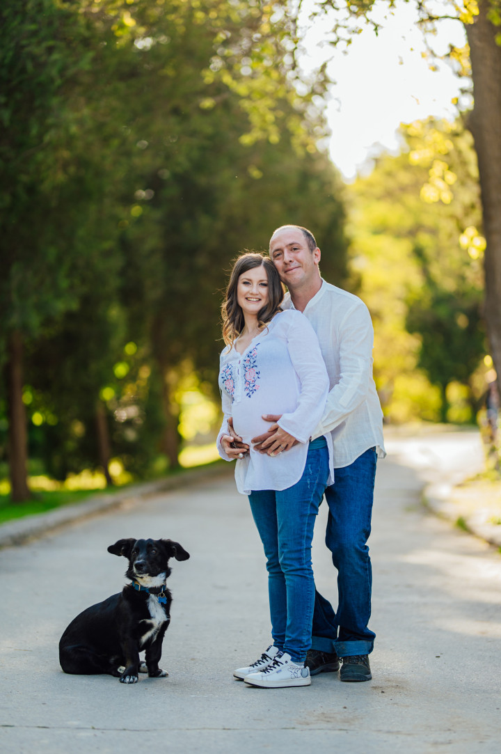 Фотосесия на бременна - Елена, Филип и Роки 4