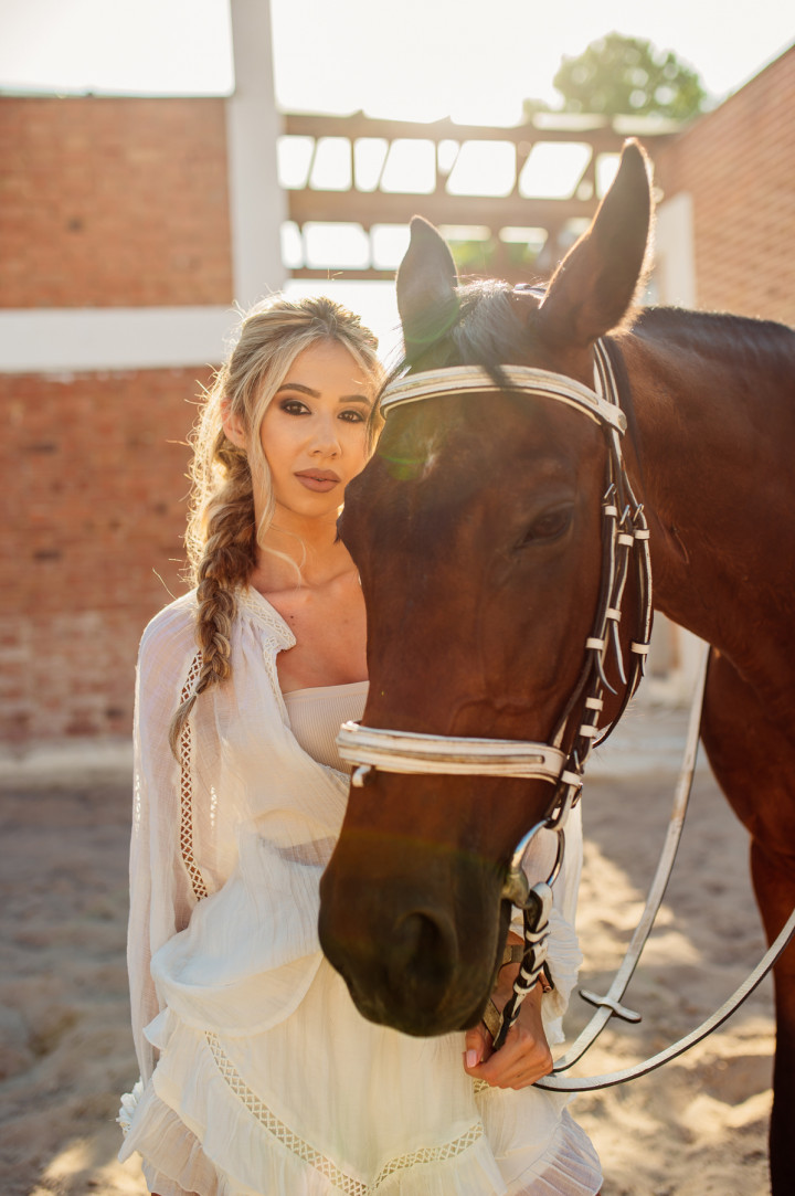 Индивидуални фотосесии - Дария на езда 6