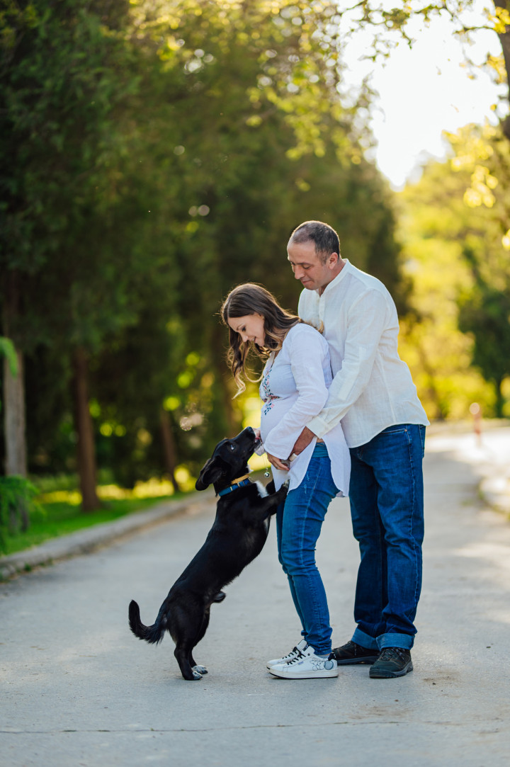 Фотосесия на бременна - Елена, Филип и Роки 5
