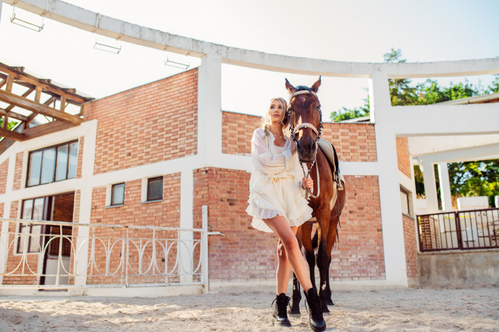 Индивидуални фотосесии - Дария на езда 8