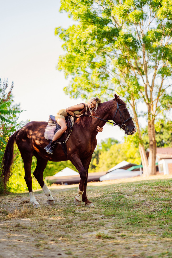 Индивидуални фотосесии - Дария на езда 10