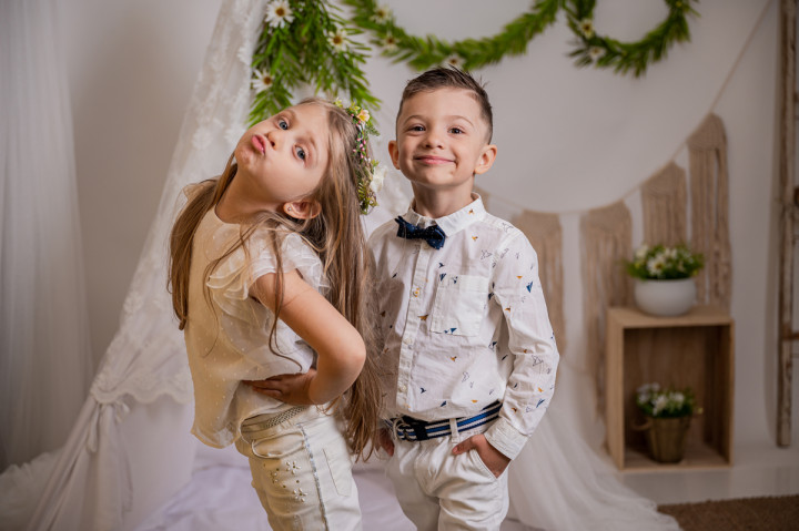 Пролетно-Великденски фотосесии - Софи и Папи 10