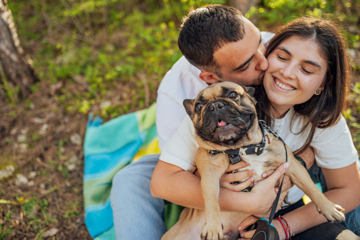 Фотосесия с домашен  любимец - Цвети, Митко и Маки