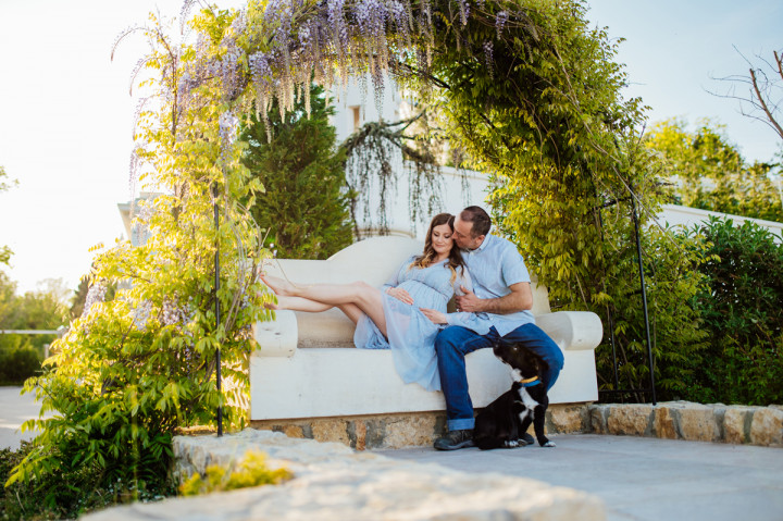 Фотосесия на бременна - Елена, Филип и Роки 10