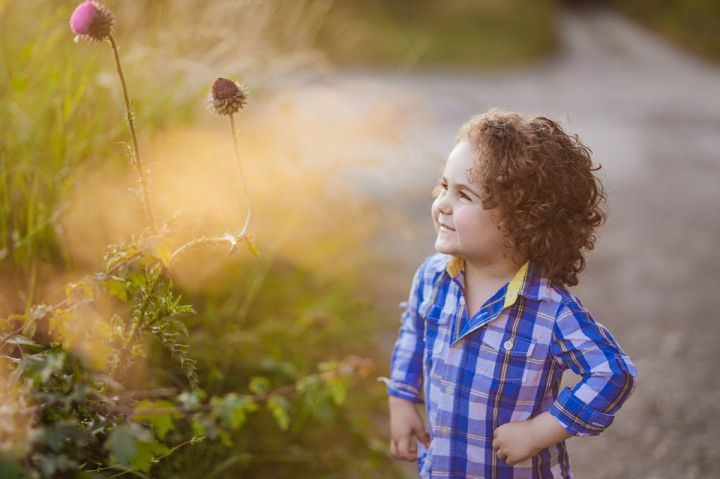 Детски фотосесии - Явор сред поля 9