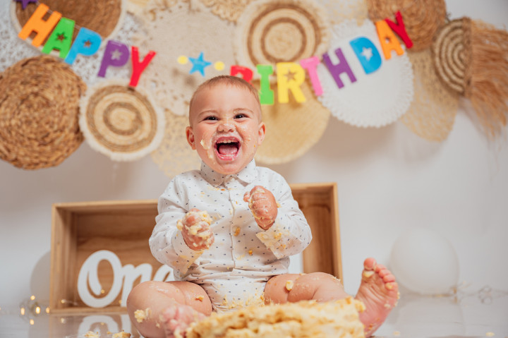 Детски фотосесии - Smash cake Филип 7