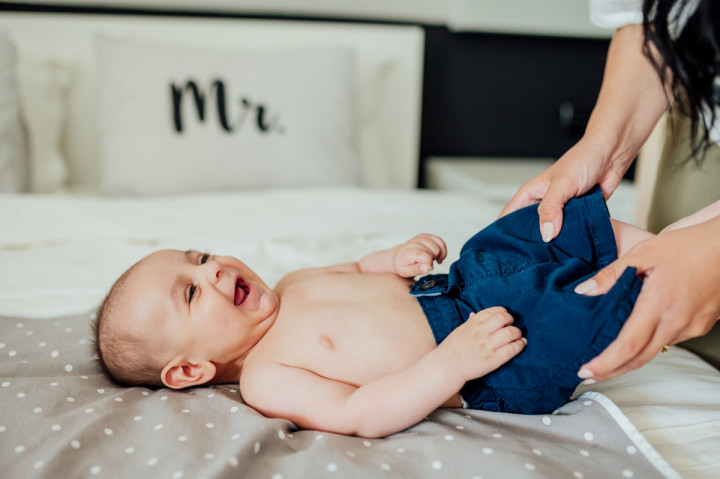 Бебешки фотосесии - Калоян у дома 5