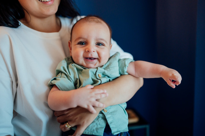 Бебешки фотосесии - Калоян у дома 6