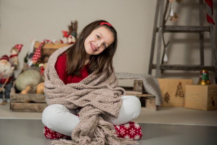 Детски фотосесии - Коледна фотосесия на Стела 1