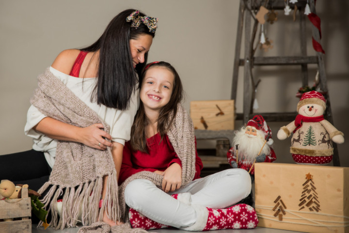 Детски фотосесии - Коледна фотосесия на Стела 2