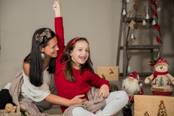 Детски фотосесии - Коледна фотосесия на Стела 3