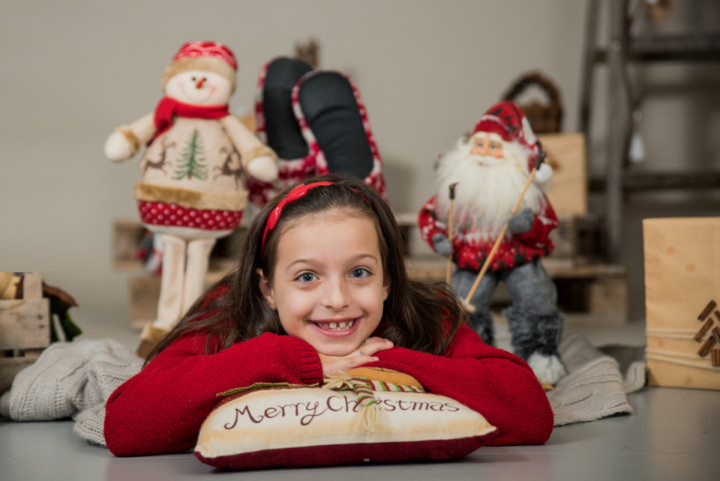 Детски фотосесии - Коледна фотосесия на Стела 5