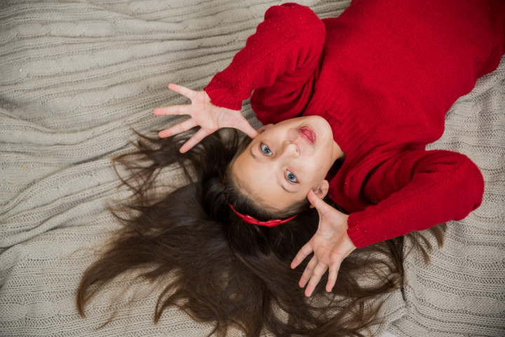 Детски фотосесии - Коледна фотосесия на Стела 6