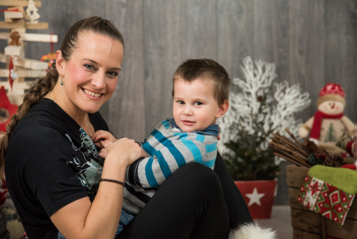 Детски фотосесии - Коледна фотосесия на Лора и Дани 5