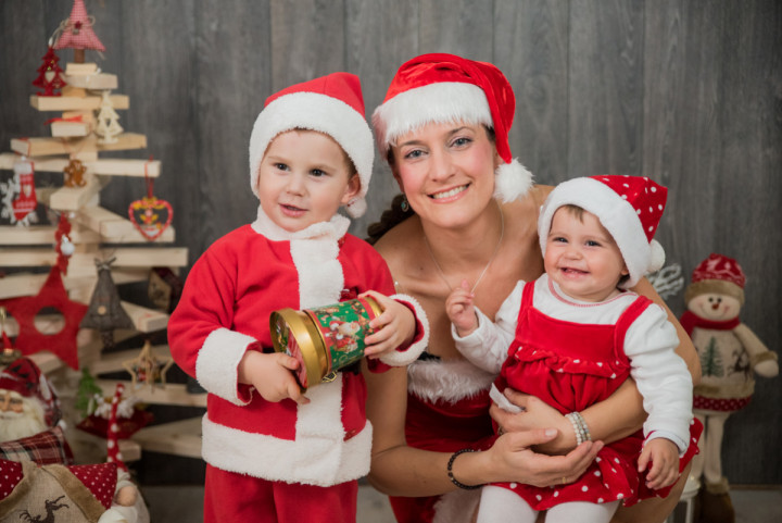 Детски фотосесии - Коледна фотосесия на Лора и Дани 8