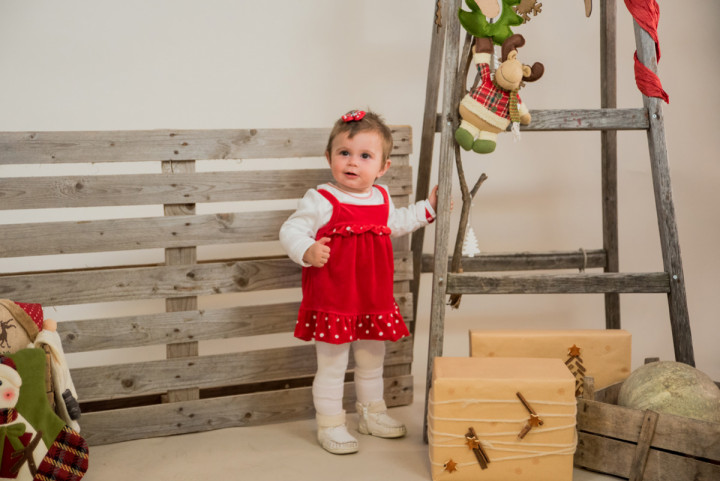 Детски фотосесии - Коледна фотосесия на Лора и Дани 10