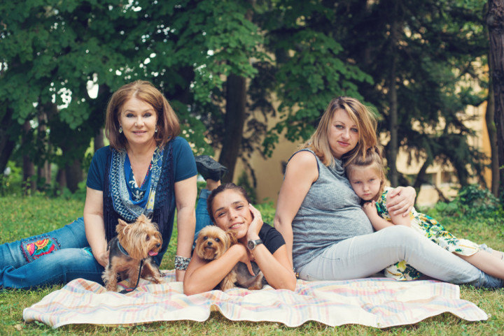 Семейни фотосесии - Майки с дъщери 2