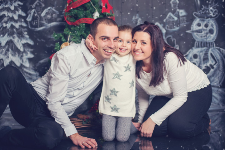 Семейни фотосесии - Коледна фотосесия на Маги 2
