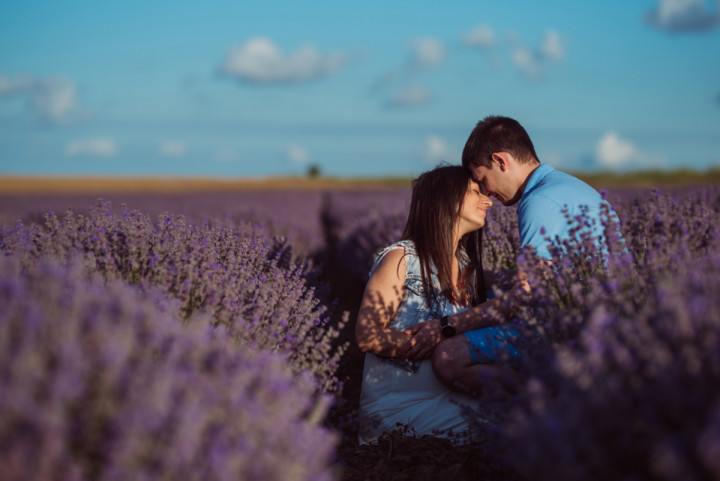 Фотосесия на бременна - Маргарита в лавандула 5