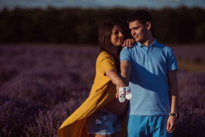 Фотосесия на бременна - Маргарита в лавандула 6