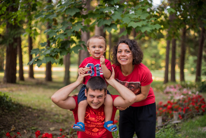 Семейни фотосесии - Тео, мама и тати 1
